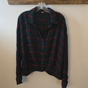 Kut from the Kloth Plaid Shirt